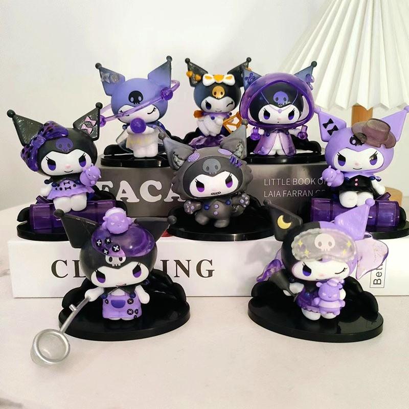 Милые фигурки Kuromi из серии «Оборотень», Коллекционные модели-игрушки, Настольное украшение для фанатов, Подарок, Декор для дома