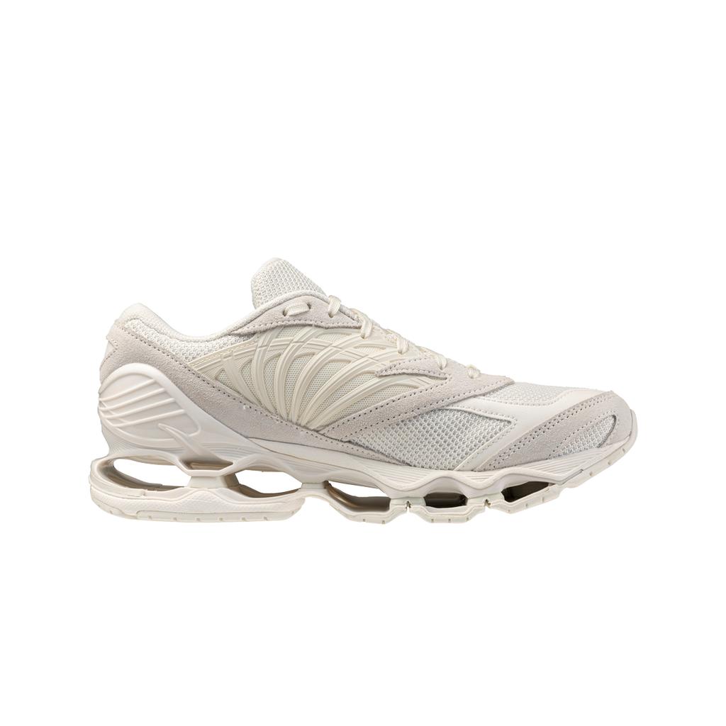 Clane X Mizuno Wave Prophecy LS Comfortable Fitting Durable Running Shoes Unisex sneakers Off-White D1GD252401