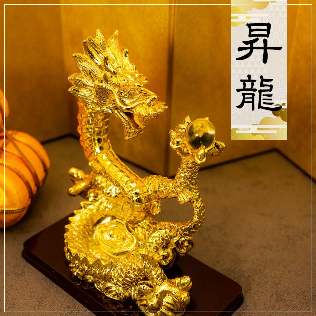 Знак зодиака Восхождение Удача 2024 Новый год Хороший Увеличенный Сделанный из смолы Дракон [Devalier] Фигурка, Дракон, Дракон, Приглашение, Очарование, Украшение, Удача,