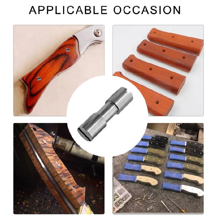 Stainless Steel Bracket Bolt Fasteners Shank Rivets 10Pcs Cutter Handle Corby Bolts for Improve Grips Countersunk Head