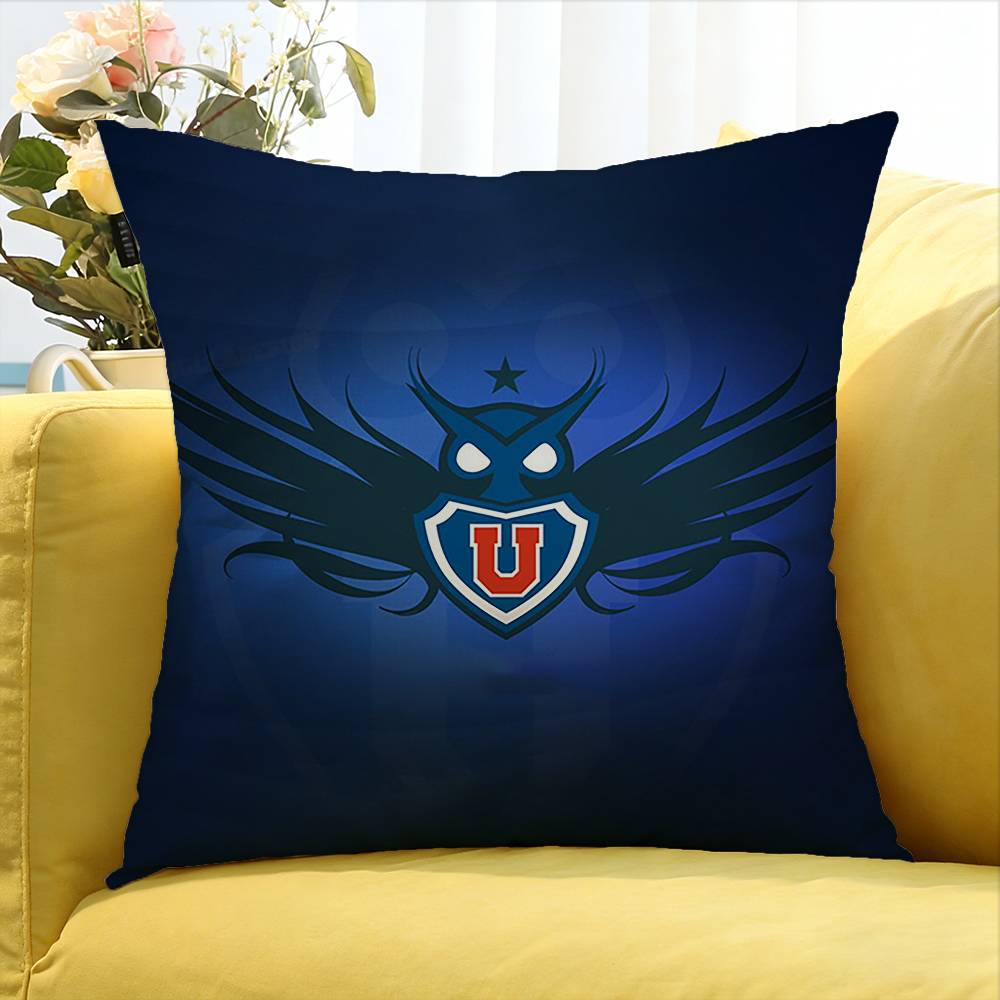 CChile University Logo Various Sizes Square Pillow Case For Car Home Bedchamber Decor