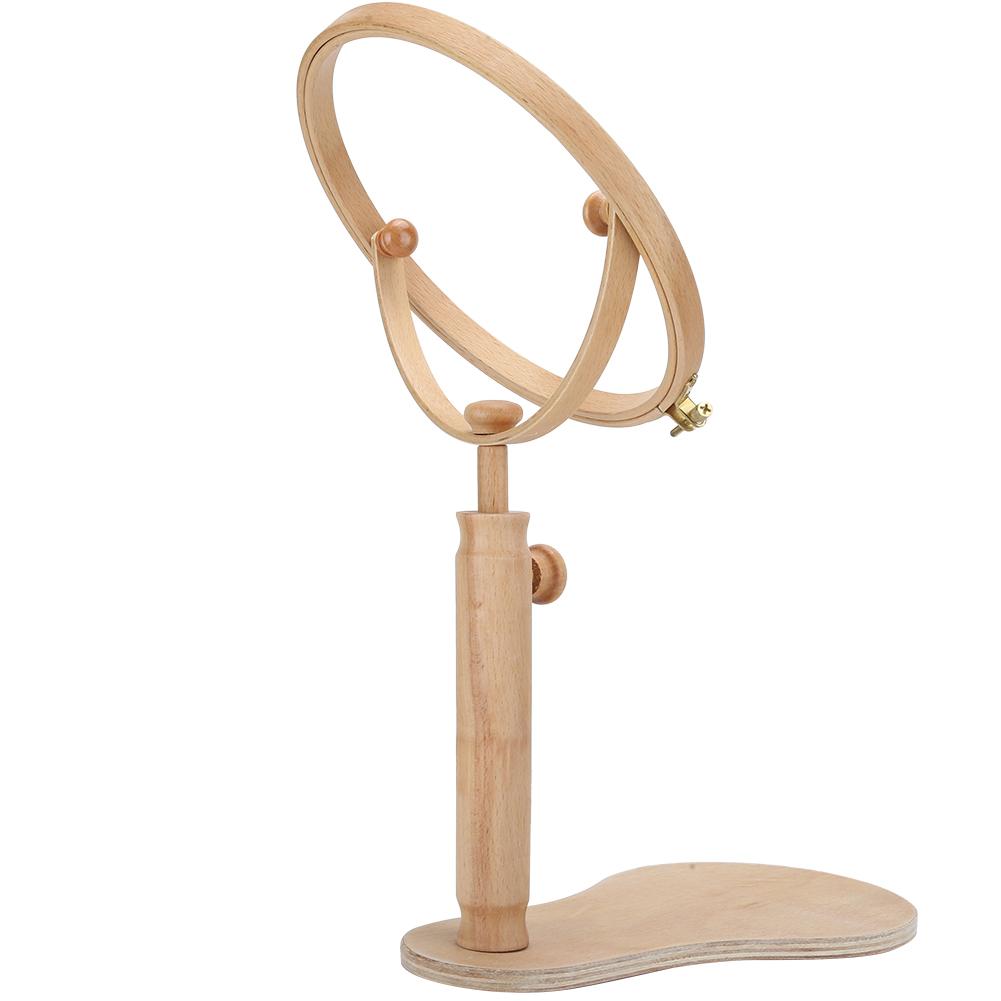 Круглая рамка для вышивания, подставка для пялец, портативный деревянный держатель для вышивки крестом