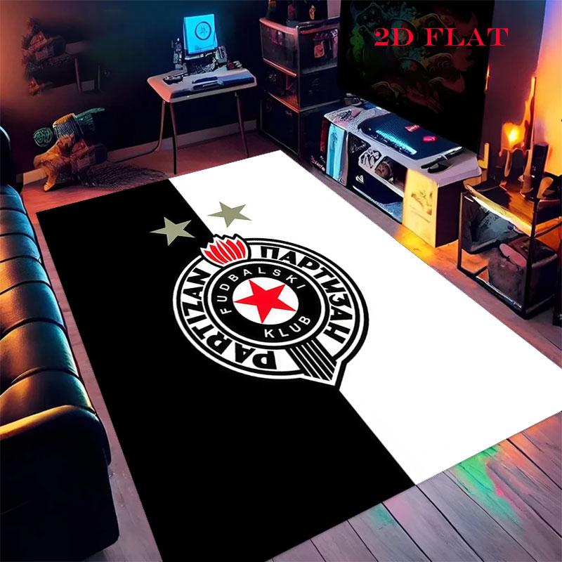 Partizan logo Carpet Rug for Living Room Bedroom Home Sofa Decoration,Kids play Nonslip Floor Mat