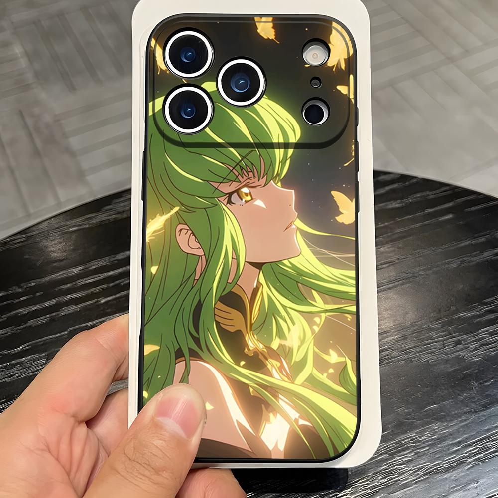 Аниме Логотип Code Geass Чехол для Телефона Для IPhone 17 Pro Max 16 15 14 Pro Max 13 11 X Xs Xr 8 7Plus Силиконовый Чехол