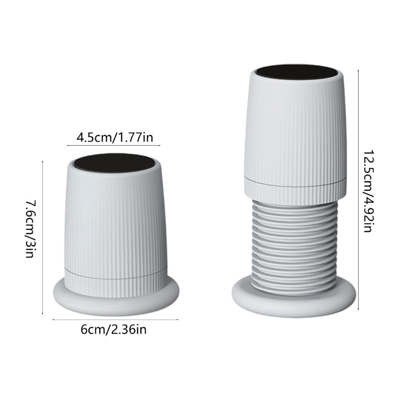 2 шт. Пластиковые выравниватели ножек мебели, регулируемые по высоте опорные подушки, подставки для мебели для неровных полов, долговечные