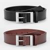 Men's New PU Microfiber Perforated Belt with Needle Buckle, Fashionable and Versatile Women's Casual Belt