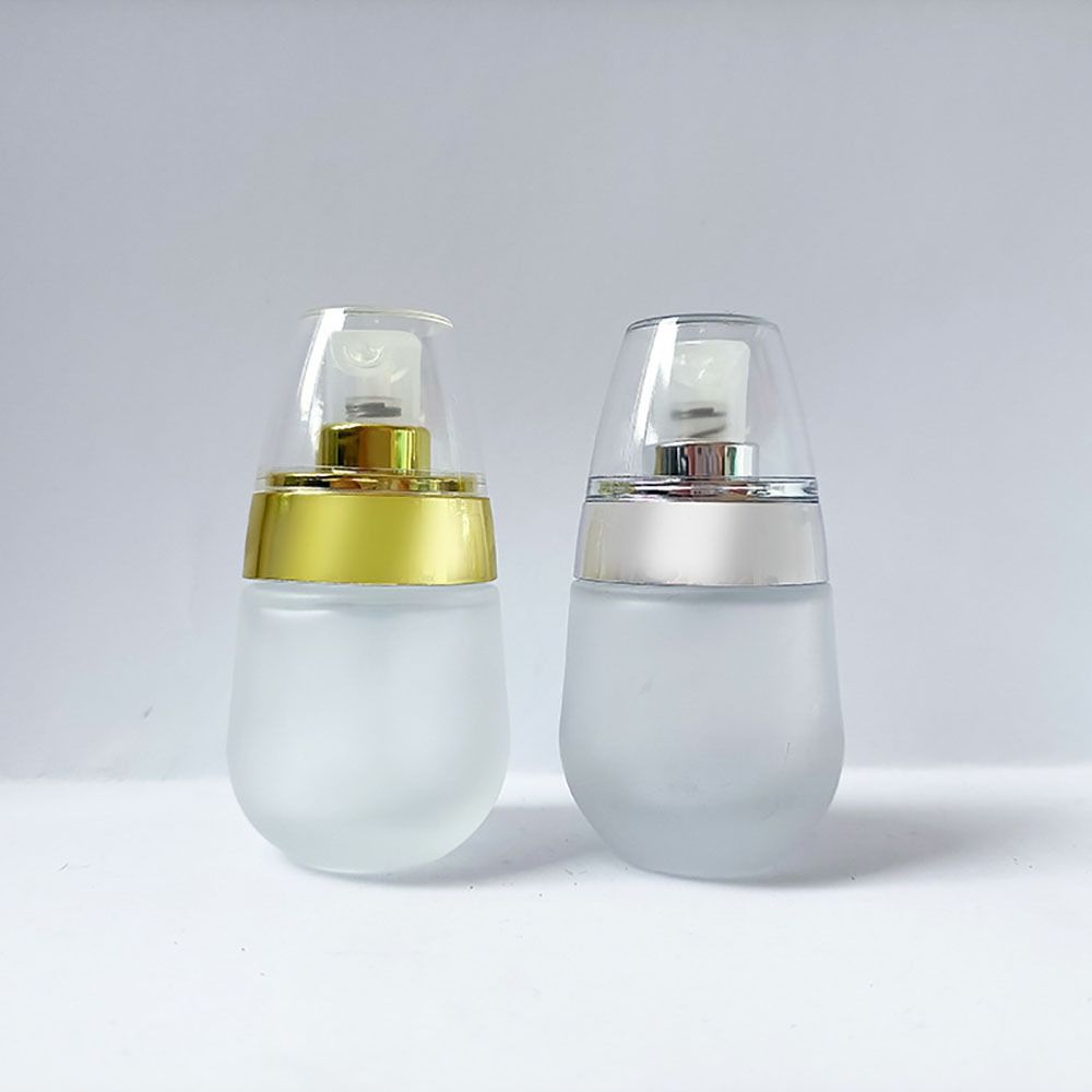 Frosted Glass Lotion Container Refillable Lotion Dispenser Multifunctional Lotion Bottle