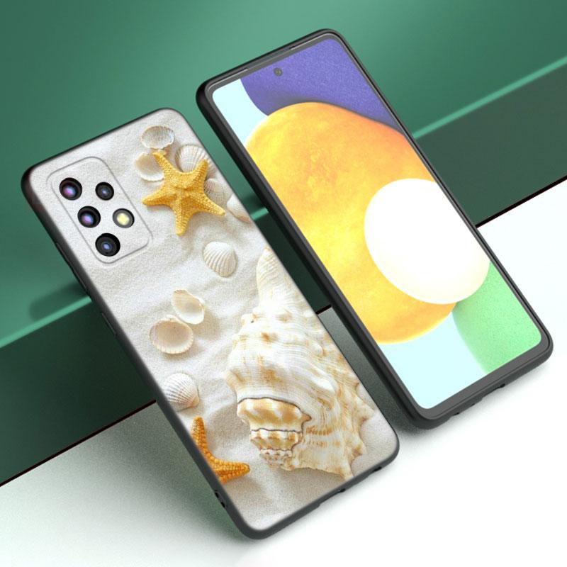Чехол для телефона с ракушками и морской звездой для iPhone Samsung Galaxy Redmi Xiaomi Oppo OnePlus Note SA 7 8 9 10 11 12 13 14 20 21 22 23 53 54 Pro Max Ultra