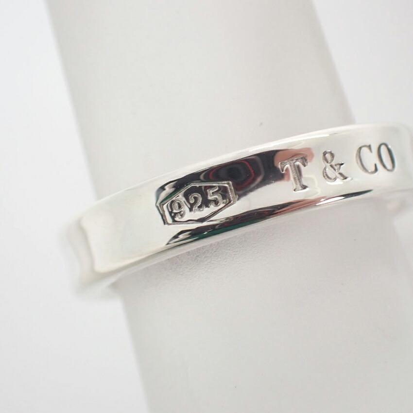 [Used] TIFFANY 925 1837 Narrow Ring / Size 9 / j14-9