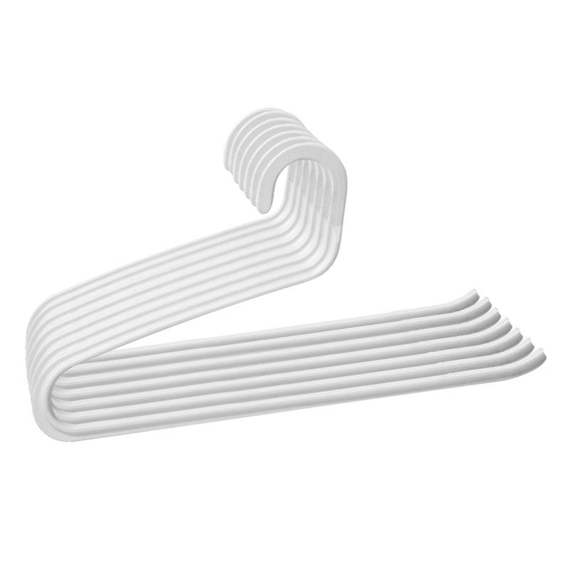 Вешалка для брюк в форме гуся с противоскользящим покрытием: 2-образная, Z-образная вешалка для хранения в гардеробе
