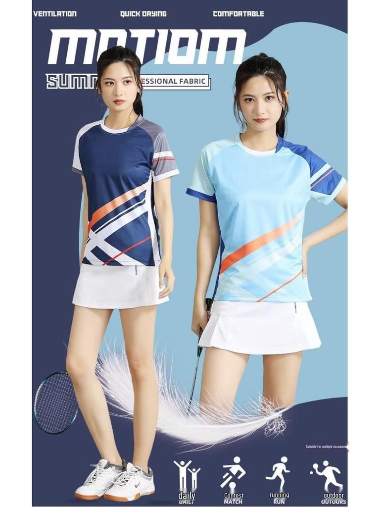Unisex Quick-Dry Badminton & Tennis Summer Jersey Set
