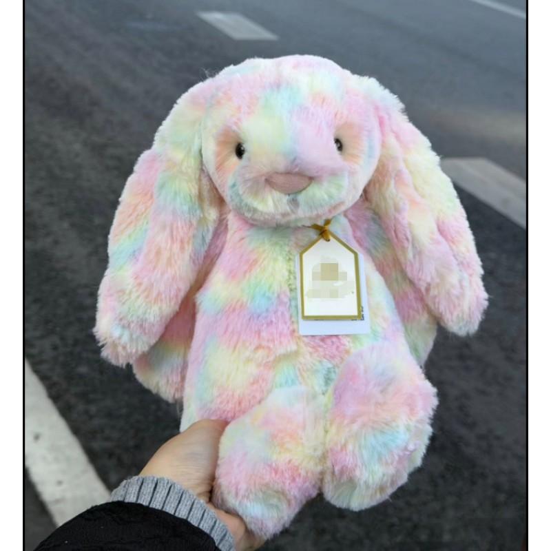 UK Jommy Bunny Floral Ear Plush Toy Cute Comfort Stuffed Animal Kids