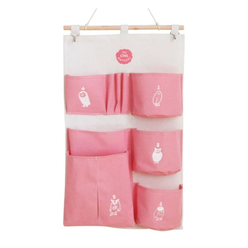 Тканевый водонепроницаемый мешок для хранения из хлопка и льна, креативный многослойный пылезащитный мешок для хранения, сумки для хранения на дверь дома