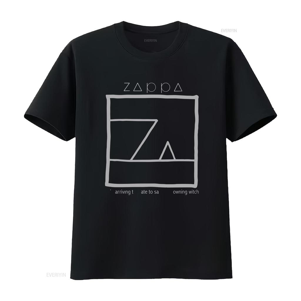 Frank Zappa T Shirt Drowning Witch Vintage Washed Designer Clothes Slightly Stretched Graphic Casual Breathable Streetwear
