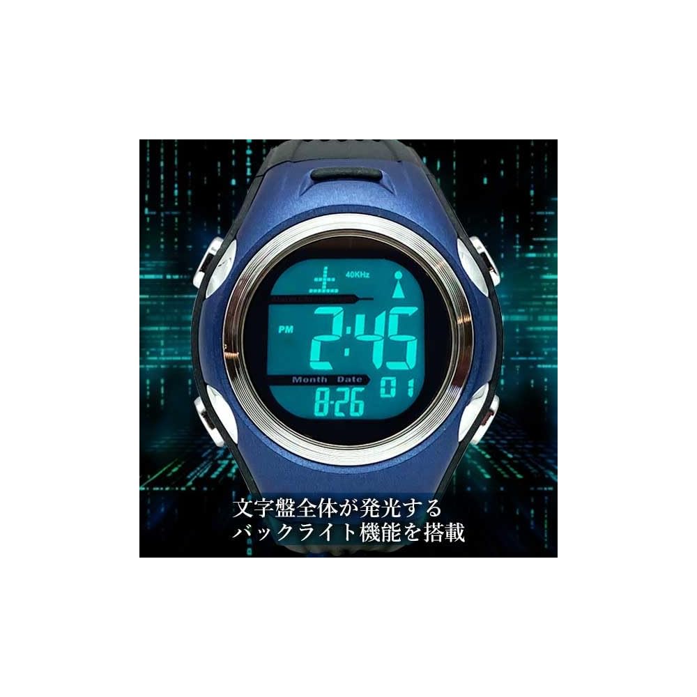 Мужские часы Seiko Solar Wave Синие Точные Водонепроницаемые Для активного отдыха Повседневные Солнечные Часы