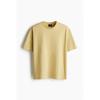 H M Loose FiT T sHirT Yellow