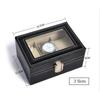 3/6/10 слотов, коробка для хранения часов, органайзер для часов из искусственной кожи, механические часы, держатель для дисплея, чехлы, подарочная коробка для ювелирных изделий porta