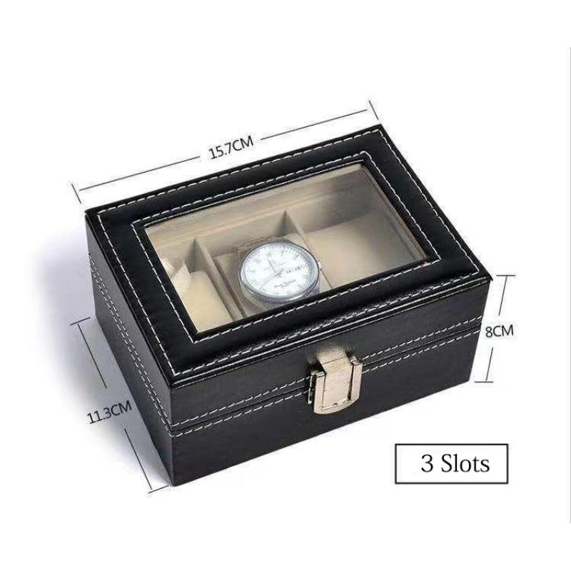 3/6/10 слотов, коробка для хранения часов, органайзер для часов из искусственной кожи, механические часы, держатель для дисплея, чехлы, подарочная коробка для ювелирных изделий porta