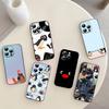 Милый Чехол-Пингвин Пингу для Телефона iPhone 17, 16,15,14,13,12,11 Plus,Pro Max, Других Мягкий Черный Чехол