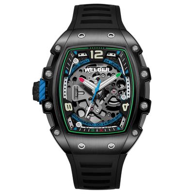 Автоматические часы WELDER Moody W75, Мужские, Черные, WRT1001, Оригинальные