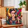 Fashion FFridaS KKahlo Pillow Cases for Bedroom Living Room Sofa Home Decor Polyester Cushion Cover with Zipper