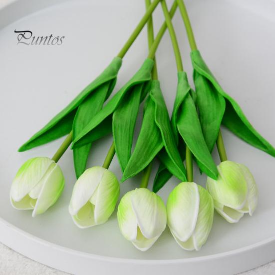 Искусственный тюльпан, реалистичный, многоразовый, красочный, поддельный цветок, свадебная вечеринка, домашний офис, центральный элемент стола, украшение из искусственных цветов