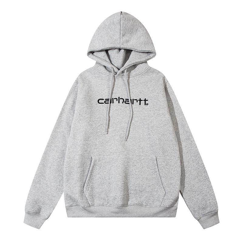 Carhartt Classic Unisex Embroidered Hoodie - Trendy European and American Style
