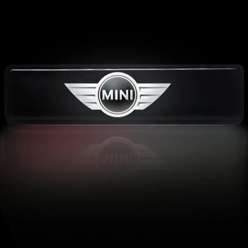 Для автомобиля Bmw Mini Декоративная подсветка Светодиодный значок-эмблема на переднюю решетку капота Декор Для MINI Cooper Countryman Clubman F54 F56 F55 F60 R6