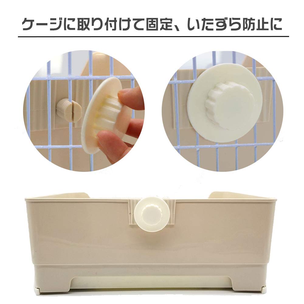 Gifty Большая туалетная лоток для кроликов, квадратная, 40*30 см, подходит для кроликов, хорьков, шиншилл, дегу, морских свинок и других мелких животных, с выдвижным ящиком