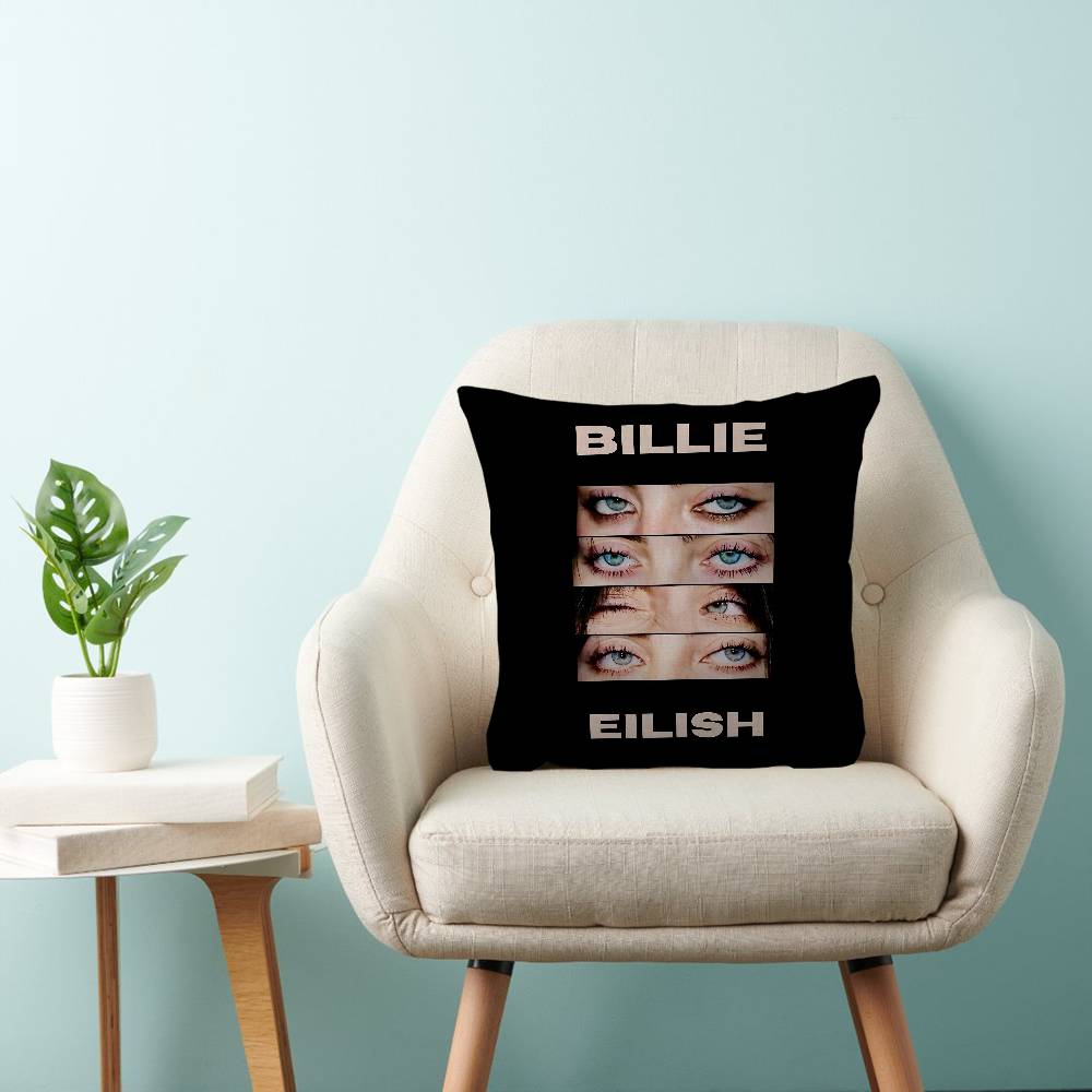 Горячая певица B-Billie E-Eilish Кленовый дизайн Наволочка Счастливый Осенний Урожай декор Праздничный Декор Наволочка