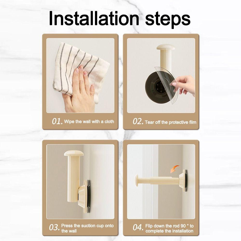 Wall Mounted Suction Cup Hanger Folding Hook New Storage Rack