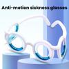 Motion Sickness Glasses Relieve Car Sickness Glasses Airsickness Seasickness Glasses No Lens Anti Nausea Vertigo Liquid Glasses for Adults or Kids