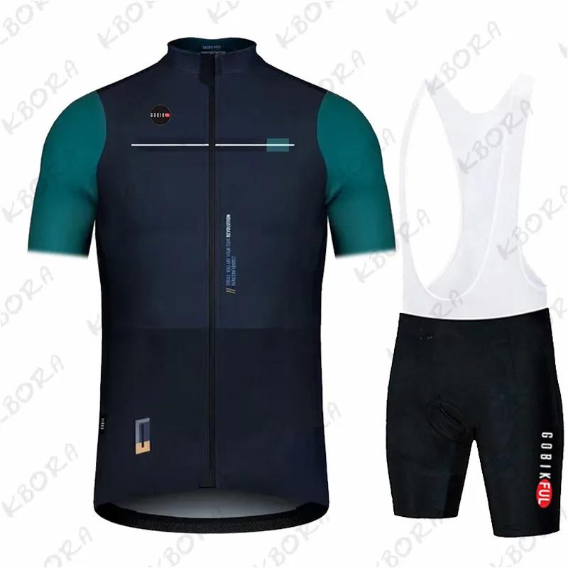 Мужская одежда для велоспорта с коротким рукавом Gobik Mtb Велосипедная форма Майка Велосипед Одежда для велоспорта Мужская 2026 Летний дышащий велосипедный костюм Комплект