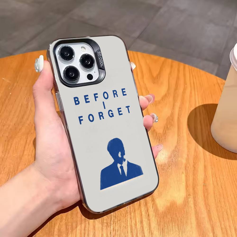 Чехол для телефона The Kid L-Laroi TKL B-Before I Forget для iPhone17 16 15 14 13 12Pro Max Серый Черный Матовый Лазерный Металлик Аврора Funda
