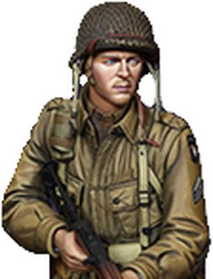 Alpine Miniatures Вторая мировая война США 101-я воздушно-десантная дивизия Кричащие орлы Солдат Набор из смолы AM16032 1/16 (Человек)