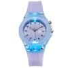 Детские часы CQ82 для девочек-подростков Детские светящиеся часы-петушки Флеш-часы Силиконовый ремешок Мультяшные часы для детей