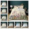 Small Animal Bed Three-piece Bed Sheet Quilt Cover Digital Printing Kit