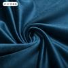 Высококачественная утолщенная бархатная ткань мягкая на метр для чехлов на диваны, наволочек, штор, шитья, велюровая ткань, не мнется, синяя