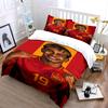 Football player portrait pattern. Bedding sets Duvet cover sets Duvet covers Pillowcases(1*Duvet Cover 2*Pillowcases without duvet insert)