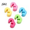 Материалы для изготовления поделок 5 шт. DIY Акриловые Бусины-Цифры Пузырьки, 0-9 Большие Крупные Бусины Разноцветные Разделители для Поделок Пластиковые