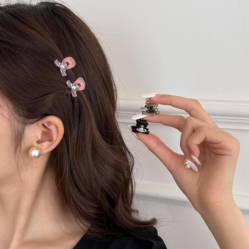 Women's Planet 3-color mini bangs clip hairpin