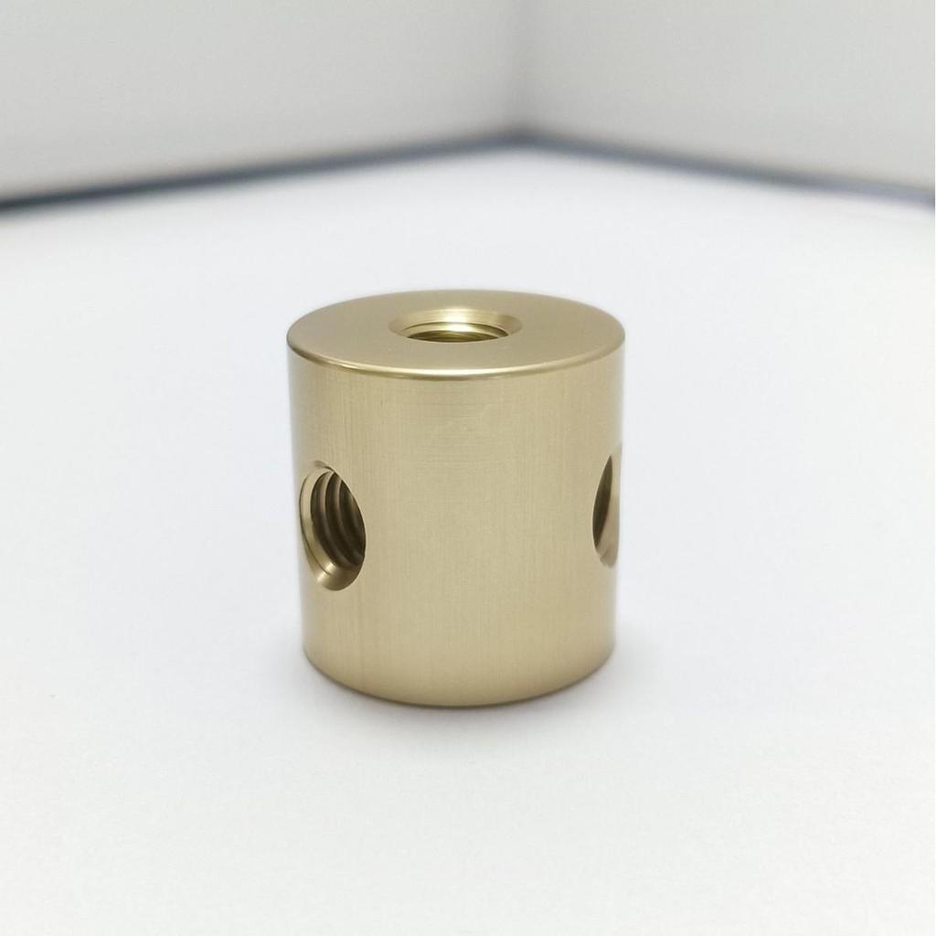 Многоходовая цилиндрическая гайка из алюминиевого сплава для соединения складного уличного стула и потолка палатки