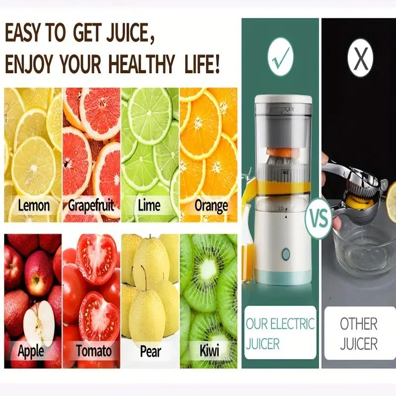 Многофункциональная автоматическая мини-соковыжималка для фруктов 7,4 В 1600 мАч USB зарядка соковыжималка домашняя портативная машина для разделения соковыжималка кухонные аксессуары