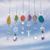 Car Hanging Ornament, Swinging Rear View Mirror Pendant Crystal Car Interior Decorations for Men Women Car Office Room