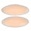 2pcs 180g Leg Gel Pad Beige Silicone Adhesive Calf Pads Soft Women Straight Leg Pads