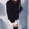 Women's Long Sleeve Fluffy Coat Open Front Faux Fur Cardigan Furry Parka Shaggy Jacket Winter Warm Outerwear