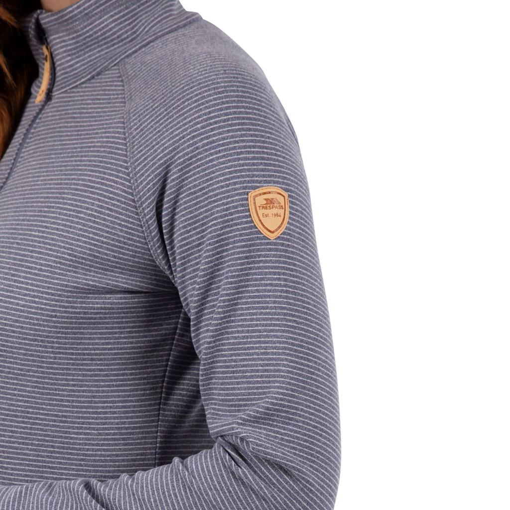 Womens/Ladies Olga Leather Fleece Top