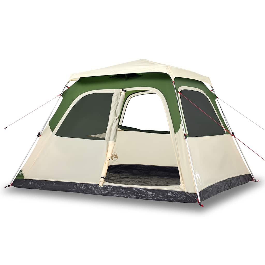 Dome Family Tent for 6 Persons Green Quick Release