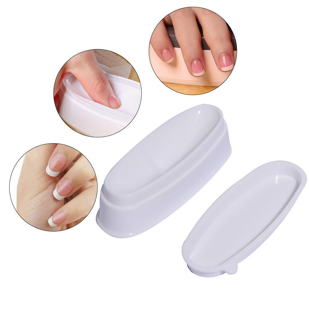 Fashion Nail Dipping Powder French Tray Manicure Mould Nail Dip Container