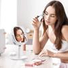 Yilucess Tabletop Mirror for Actresses Magnification 8x Three Brightness LED Adjustable Brightness and Large Ideal for Bedrooms and Popular Includes